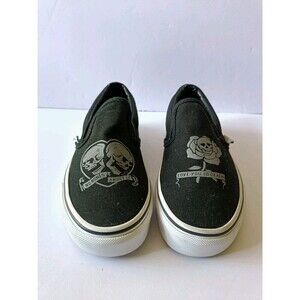 Vans Classic Slip On Shoes Women's Size 5 Black Lowtop